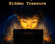 hild peeking inside treasure chest "Searching For Hidden Treasure" text