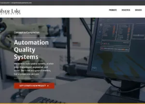 Silver Lake Automation Home Page Screenshot
